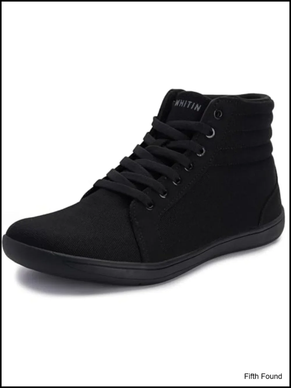 High-Top Barefoot Shoes - Wide Toe Box for Natural Walking, Vegan Suede Canvas